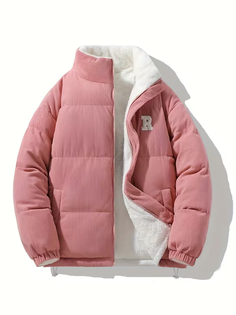 DropoutShop Men’s Padded Winter Jacket – Warm Casual Daily Wear