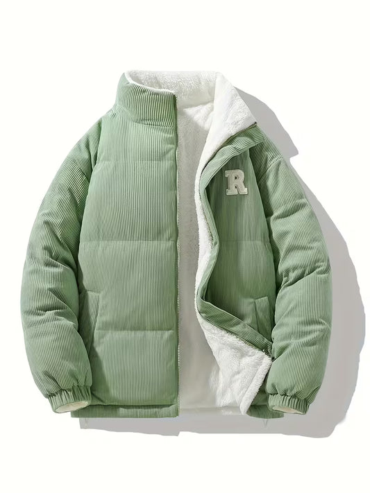 DropoutShop Men’s Padded Winter Jacket – Warm Casual Daily Wear