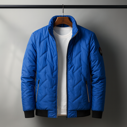 DropoutShop Men’s Padded Bomber Jacket – Warm Stylish Winter Wear