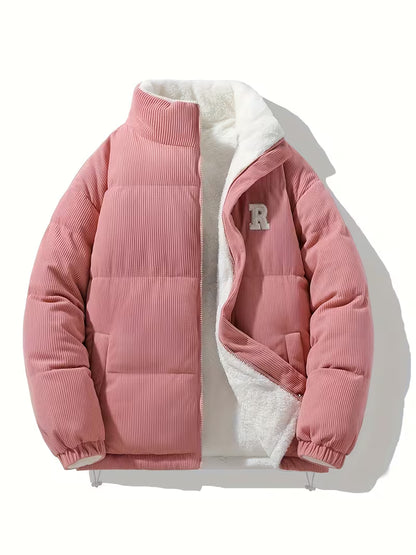 DropoutShop Men’s Padded Winter Jacket – Warm Casual Daily Wear