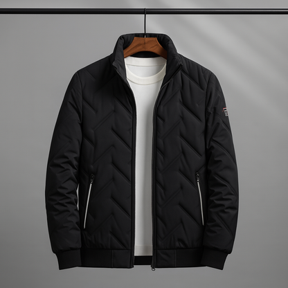 DropoutShop Men’s Padded Bomber Jacket – Warm Stylish Winter Wear