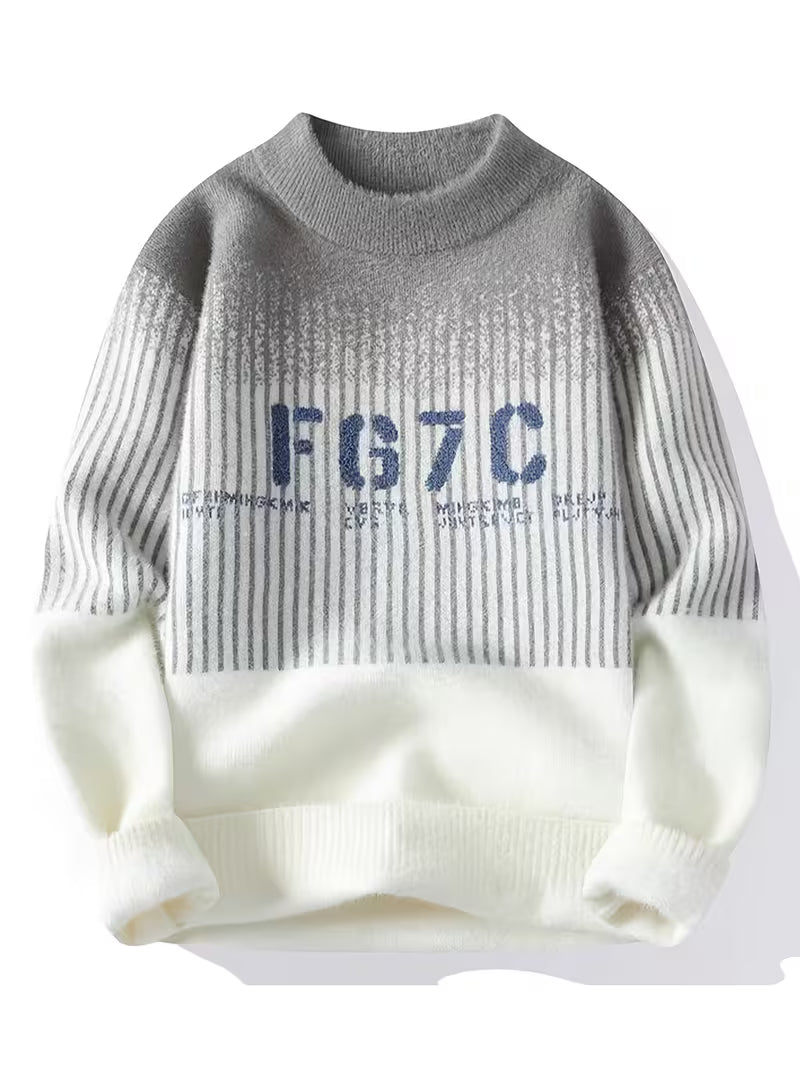 Dropout Men’s Gradient Stripe Knit Sweater T-Shirt