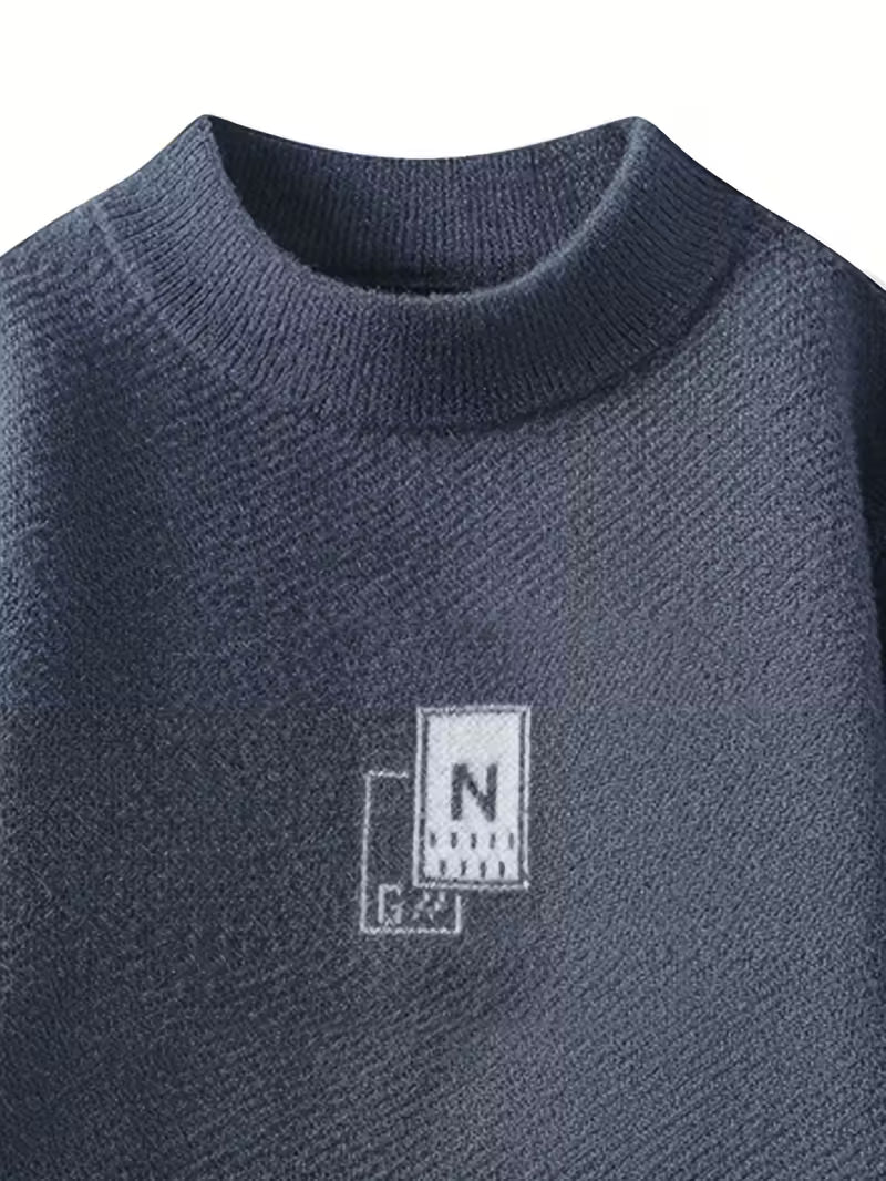 Dropout Men’s Striped Arm Knit Sweater T-Shirt