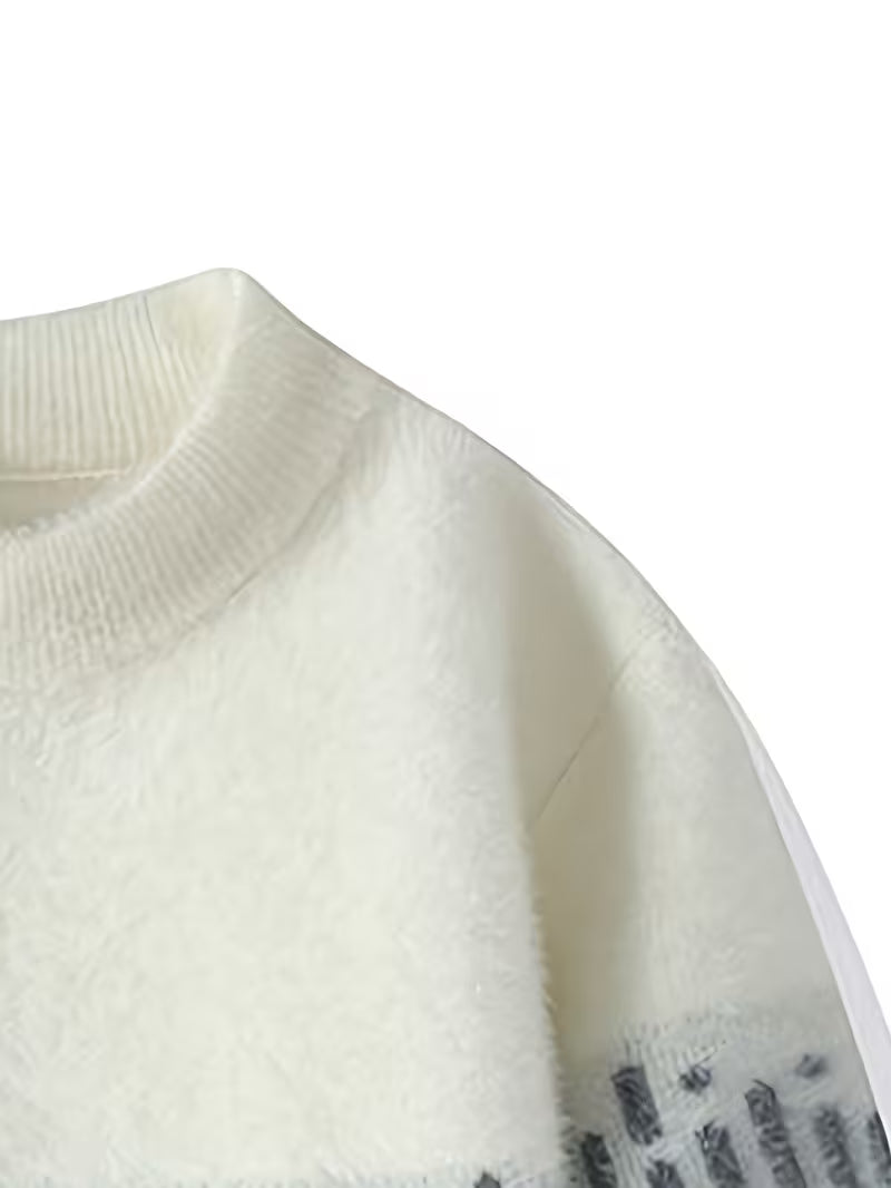 Dropout Men’s Frost Gradient Winter Knit Sweater T-Shirt