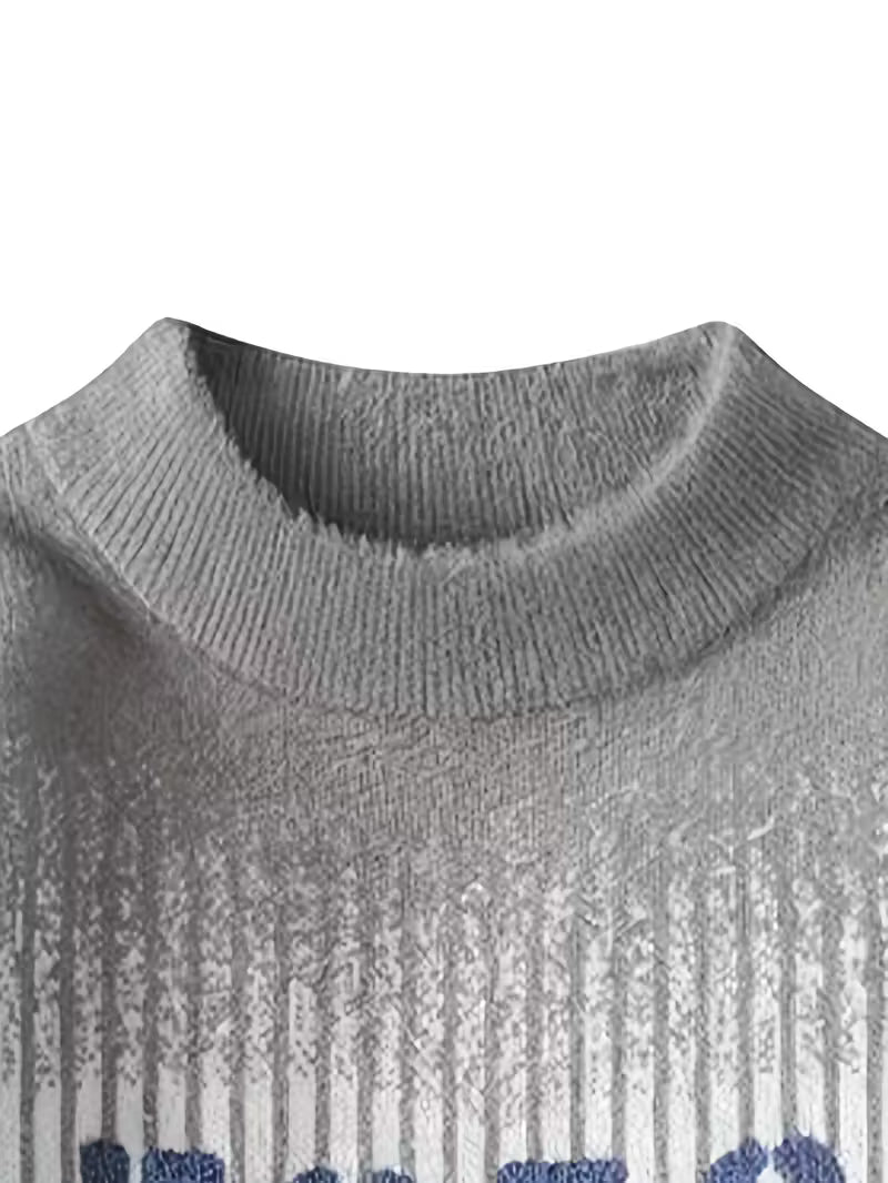 Dropout Men’s Gradient Stripe Knit Sweater T-Shirt