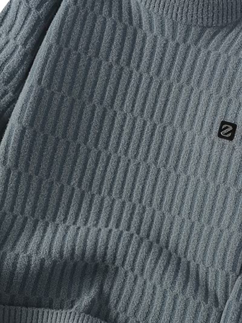 Dropout Men’s Textured Grid Knit Sweater T-Shirt