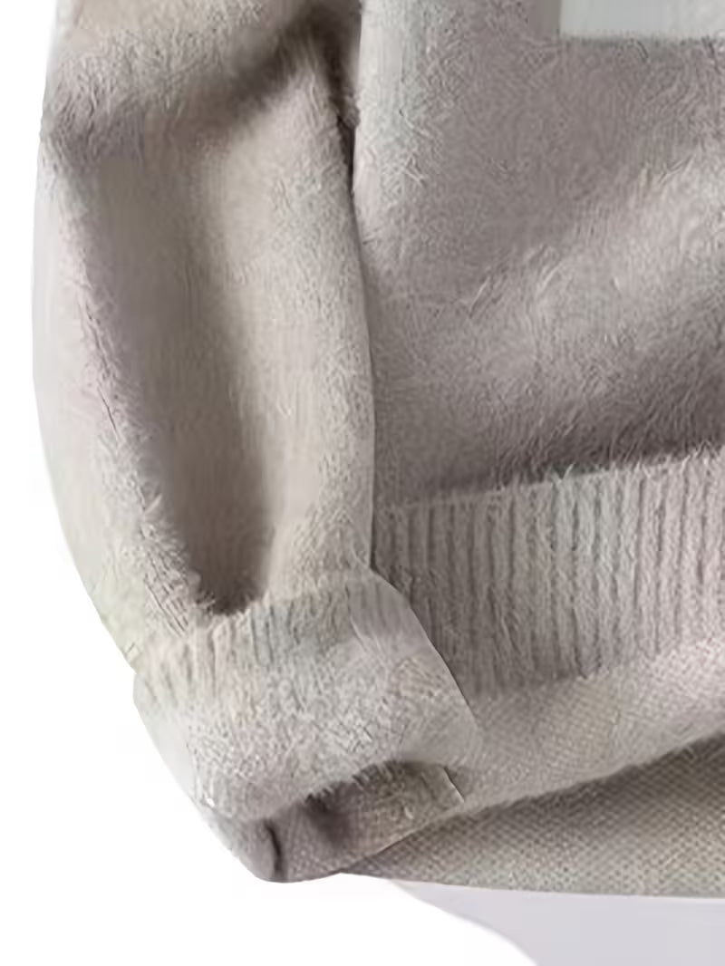 Dropout Men’s Soft Block Panel Winter Knit Sweater T-Shirt