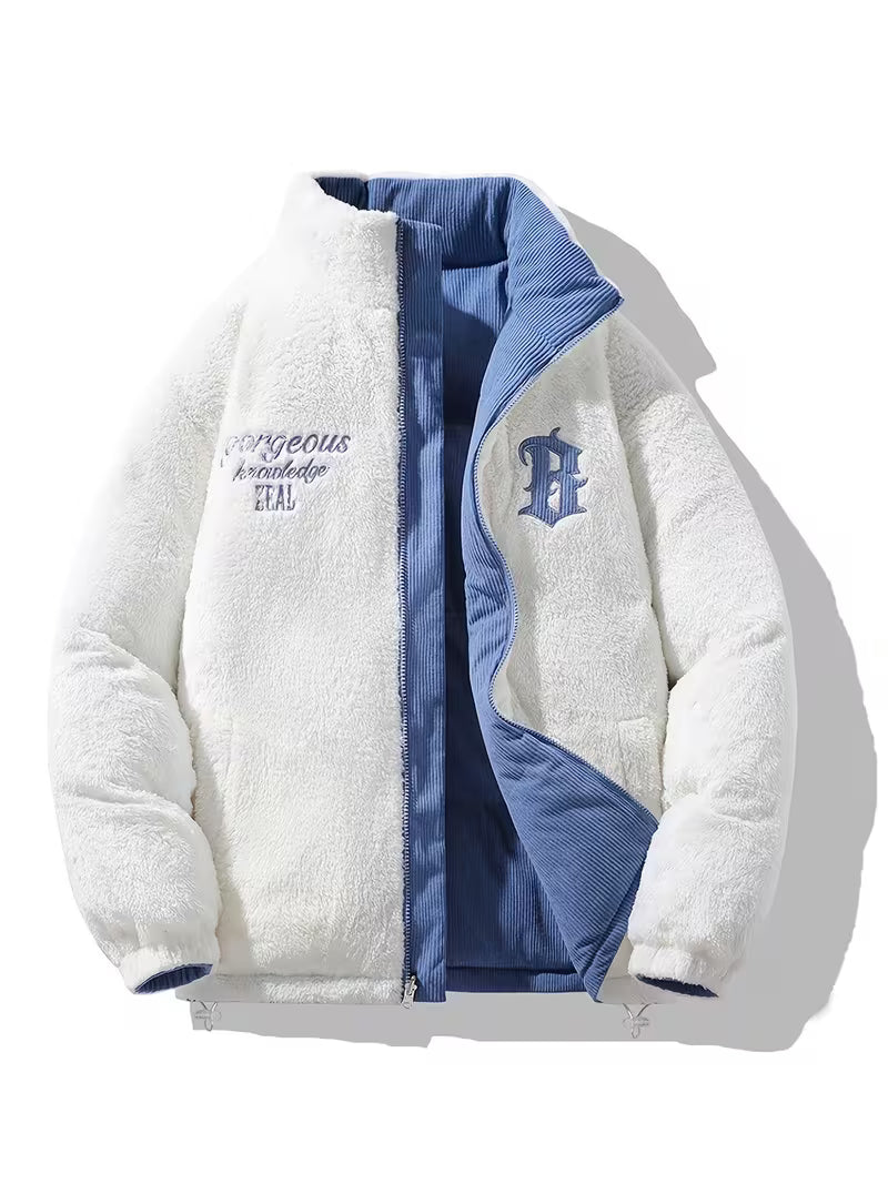 DropoutShop Men’s Padded Winter Jacket – Warm Casual Daily Wear