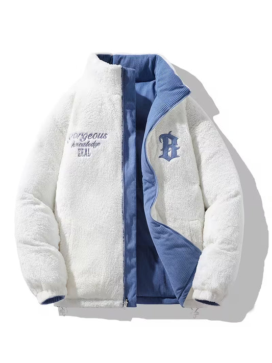 DropoutShop Men’s Padded Winter Jacket – Warm Casual Daily Wear