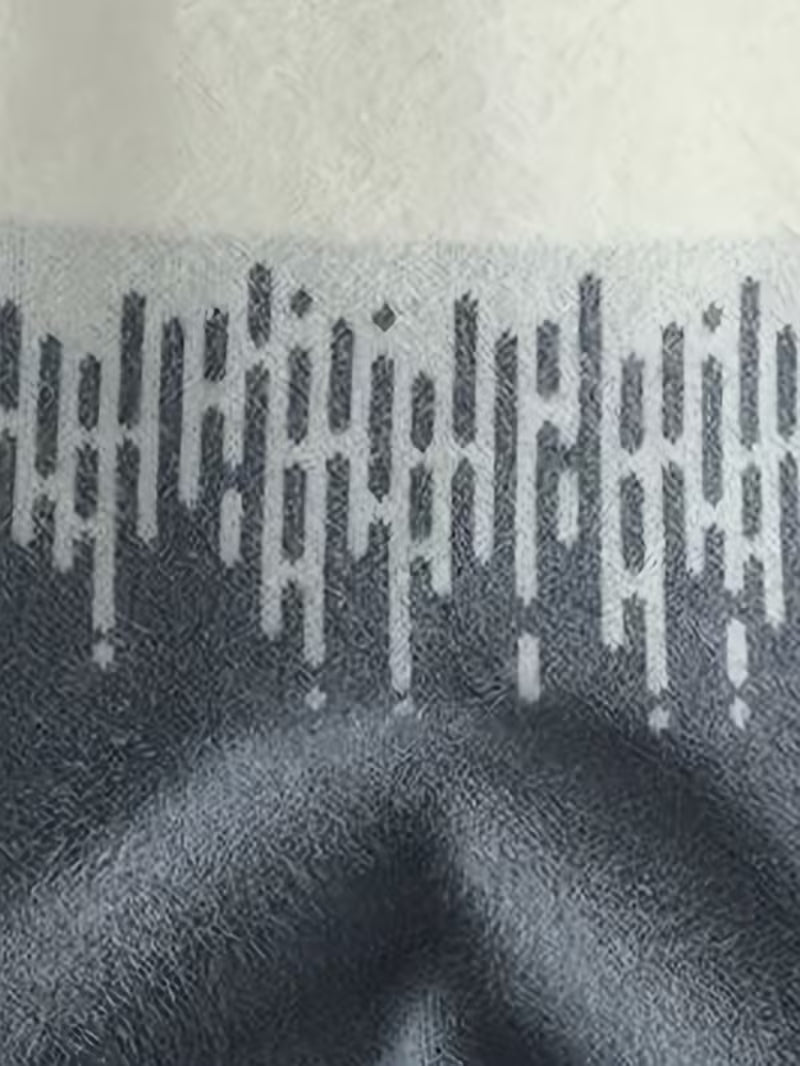 Dropout Men’s Frost Gradient Winter Knit Sweater T-Shirt