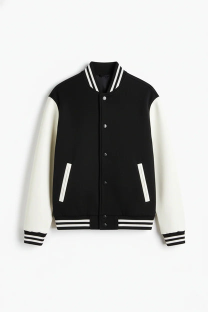 DropoutShop Men’s Varsity Jacket – Warm Stylish Winter Wear